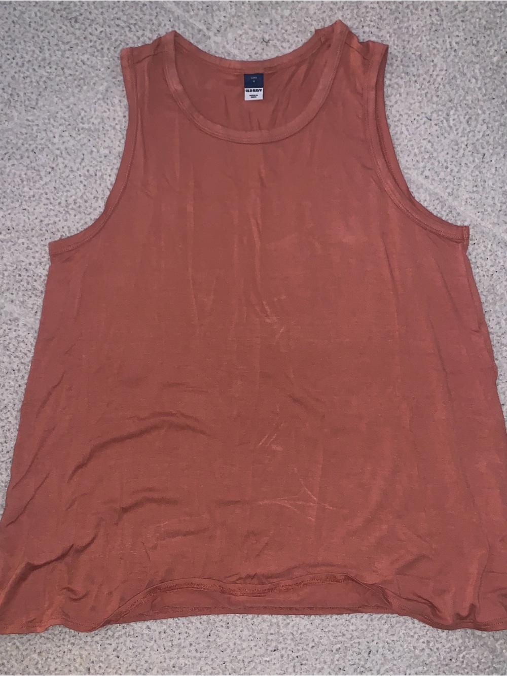 Old Navy Women's Rust Orange Scoop Neck Tank